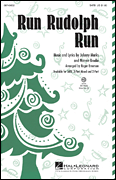 Run, Rudolph, Run! SATB choral sheet music cover